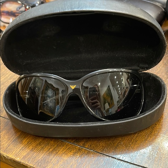Emporio Armani Black Sunglasses - Picture 1 of 5